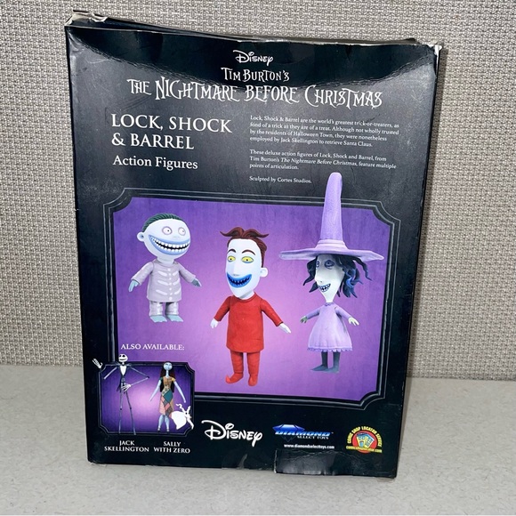Nightmare Before Christmas Lock, Shock and Barrel Action Figure Set - Picture 2 of 2